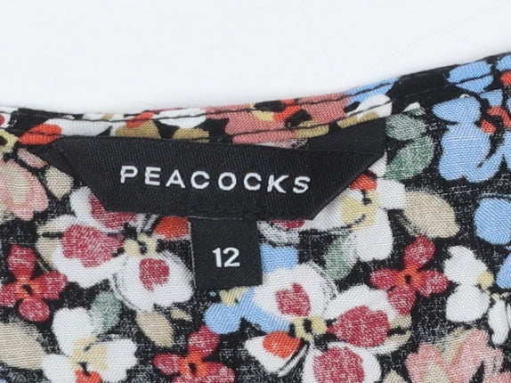 Womens UK Size 12 Peacocks A-Line Dress