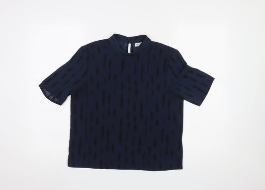 Womens UK Size 8 Jacqueline de Yong Blue Basic Blouse