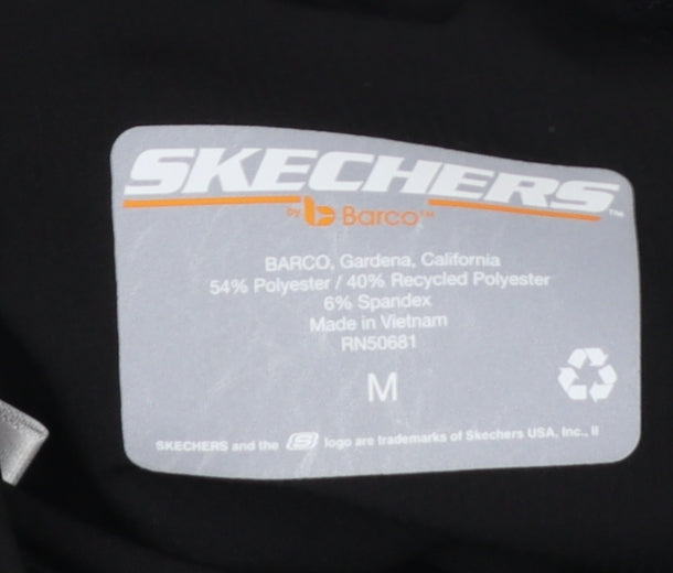 Womens UK Size M Skechers Regular Fit Cargo Black Trousers