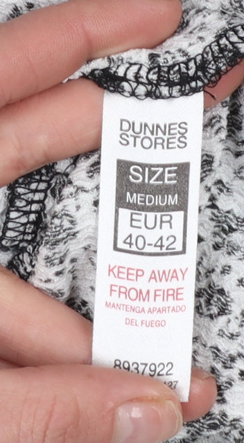 Womens UK Size 12 Dunnes Stores Black Tunic Blouse