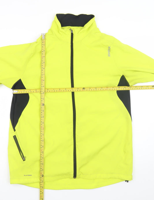 Mens UK Size M Reebok Yellow Running & JoggingCyclingGym & TrainingWalking Jacke