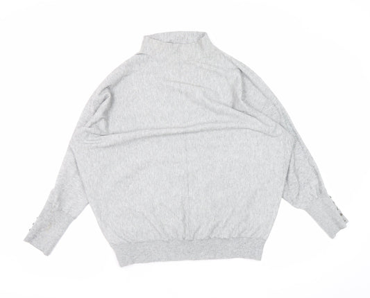 Womens UK Size S Gallery Grey Pullover Jumper