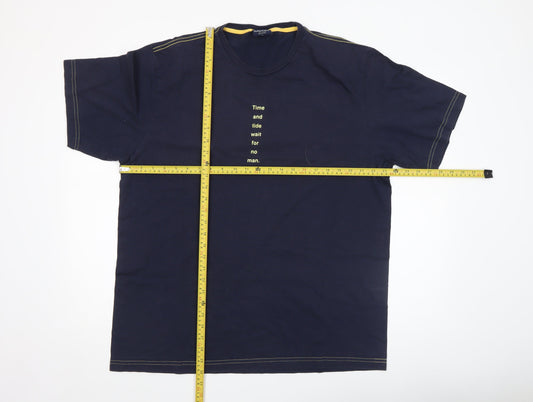 Mens UK Size XL Nautica Blue T-Shirt