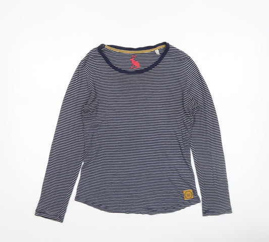 Womens UK Size 10 Joules Blue Basic T-Shirt