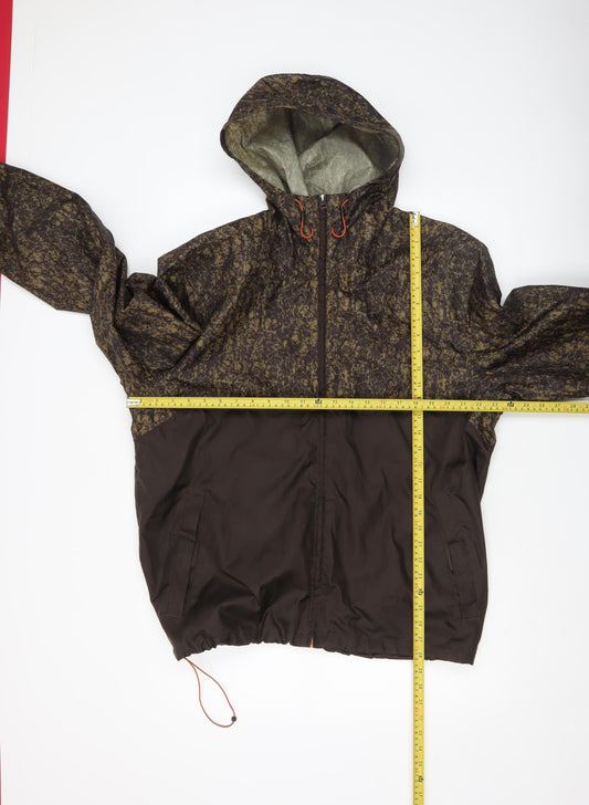 Mens UK Size XL DECATHLON Brown Windbreaker Coat