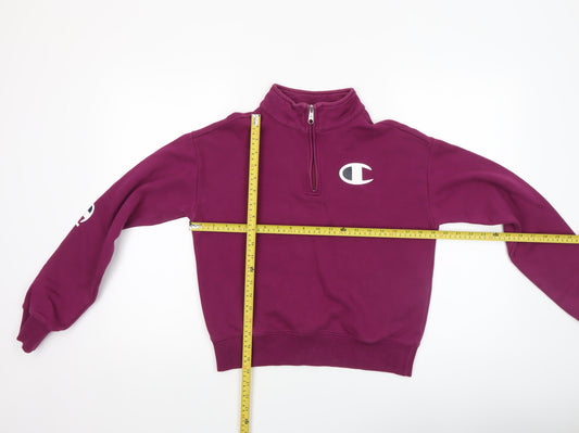 Womens UK Size S Champion Purple Pullover Sweatshirt