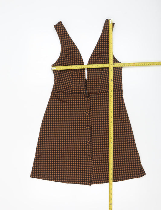 Womens UK Size 8 Primark Pinafore/Dungaree Dress