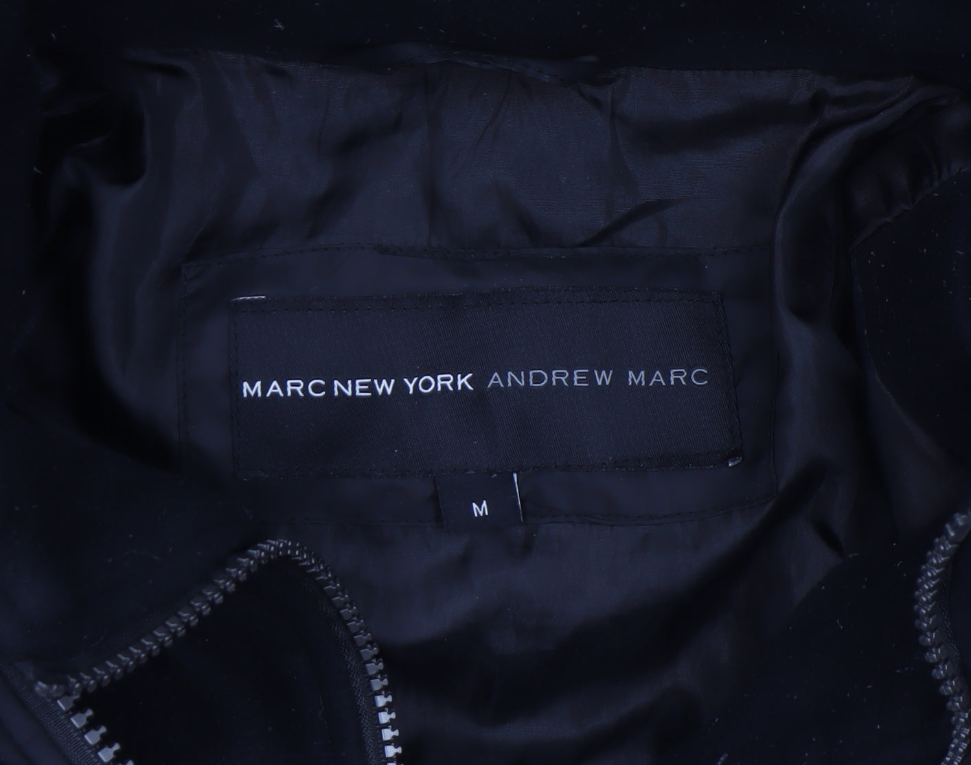 Mens UK Size M Marc New York Andrew Marc Black Puffer Jacket