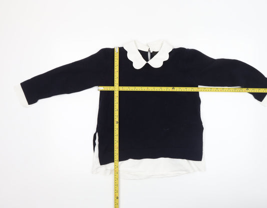 Womens UK Size 14 Ted Baker Blue Pullover Jumper