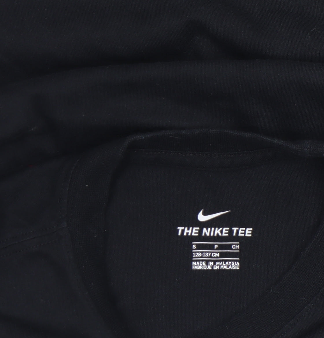 Boys UK Size 128-137cm Nike Black Basic T-Shirt