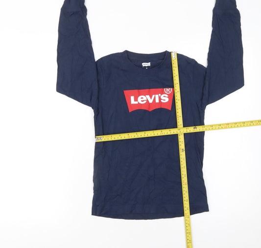 Boys UK Size 8 Years Levi's Blue Basic T-Shirt