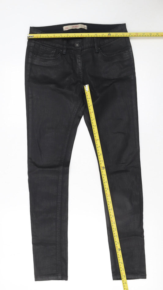 Womens UK Size 8 NEXT Slim Fit Jegging Black Trousers
