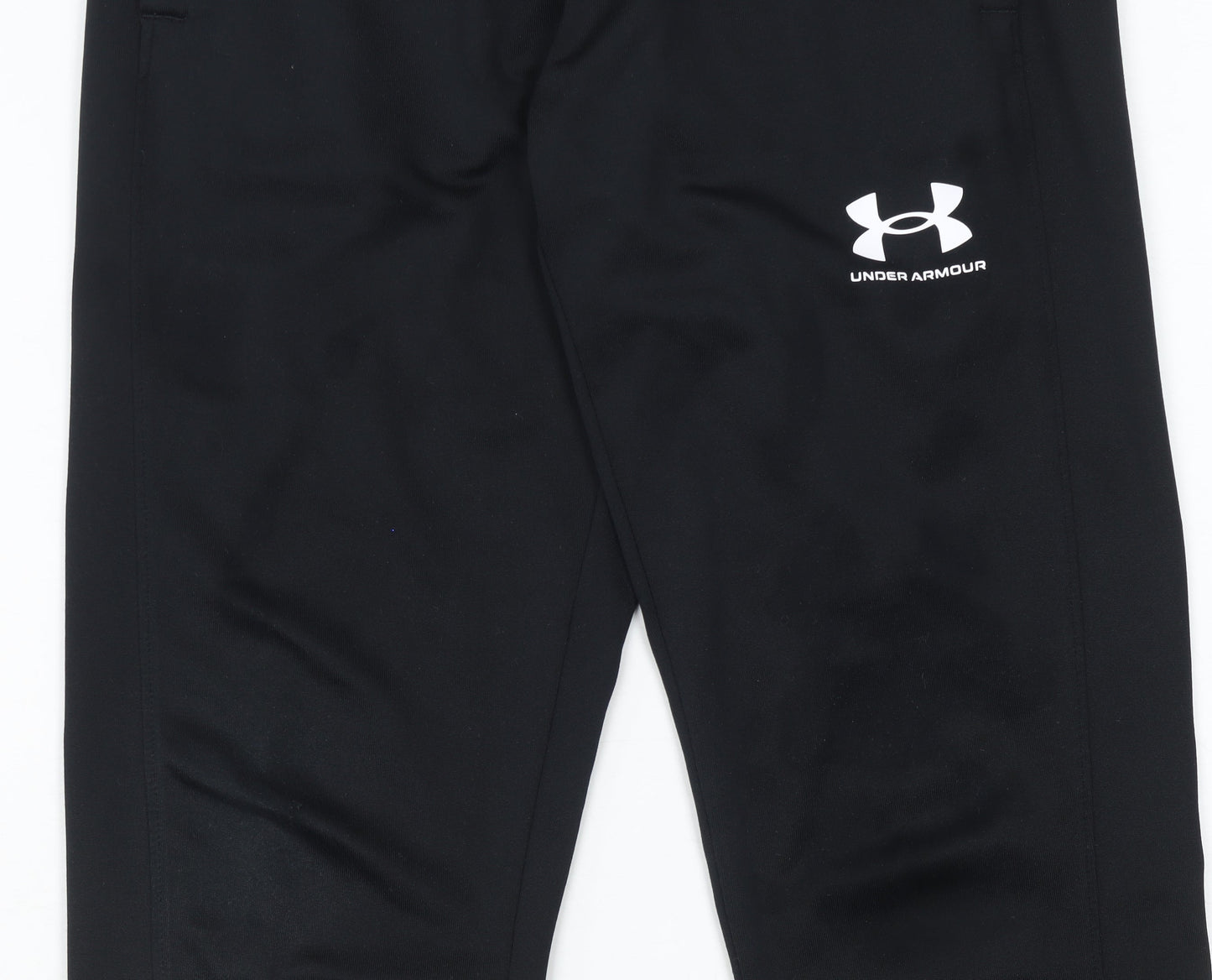Boys UK Size S Under armour Regular Fit Jogger Black Trousers