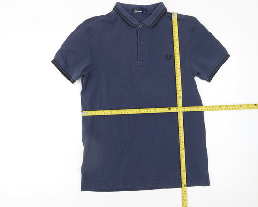 Mens UK Size S Fred Perry 100% Cotton Polo Shirt
