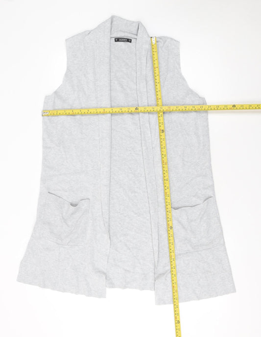 Womens UK Size 14 Dunnes Stores Grey Cardigan Jumper