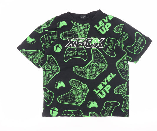 Boys UK Size 146 Xbox Black Basic T-Shirt