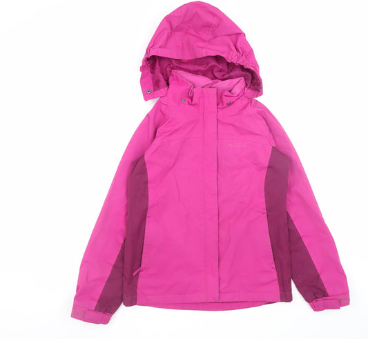 Teens UK Size 11-12 YRS Mountain Warehouse Pink Rain Coat