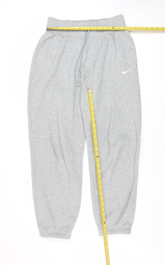 Mens UK Size S Nike Regular Fit Jogger Grey Trousers