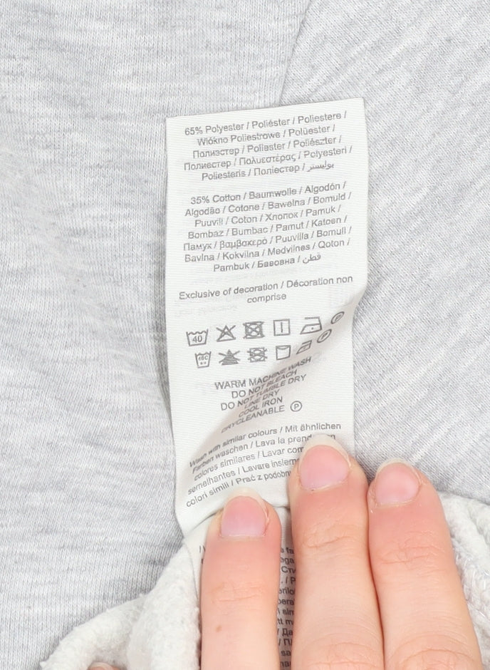 Mens UK Size S JACK & JONES Grey Pullover Hoodie