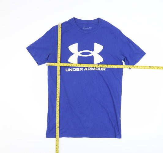 Mens UK Size S Under armour Blue T-Shirt