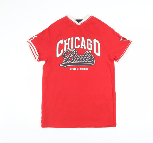 Boys UK Size 9 Years NEXT Red Basic T-Shirt