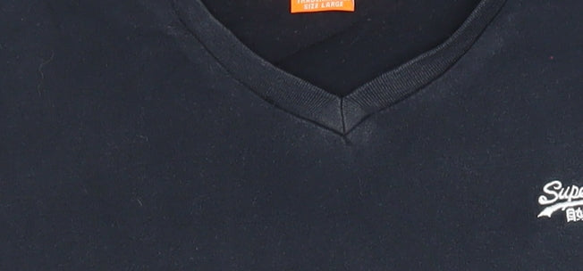 Mens UK Size L Superdry Blue T-Shirt