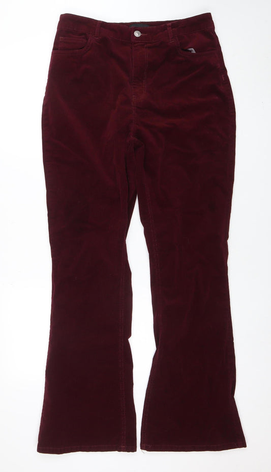 Womens UK Size 4 Pieces Regular Fit Casual Party/Cocktail Red Trousers