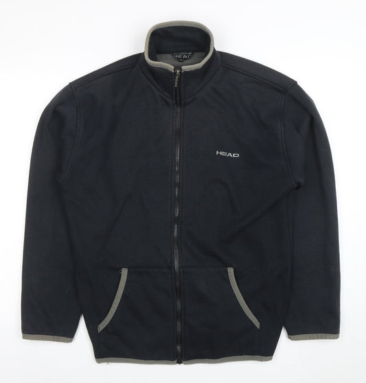 Mens UK Size M HEAD Black Basic Jacket