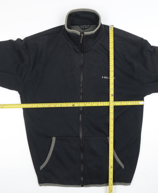 Mens UK Size M HEAD Black Basic Jacket
