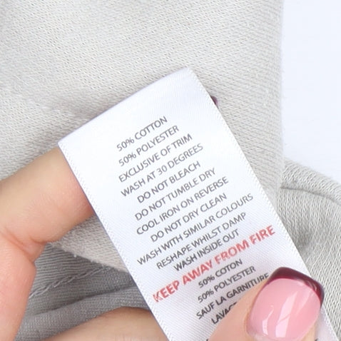 Mens UK Size S boohooMAN Beige Pullover Hoodie