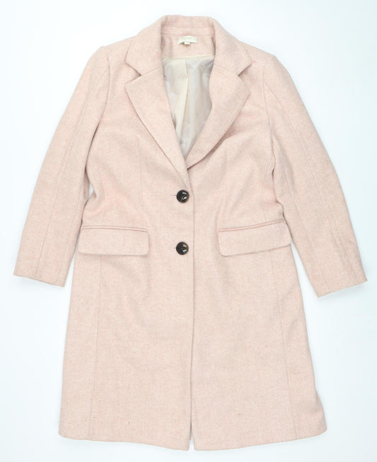 Womens UK Size 14 NEXT Beige Overcoat