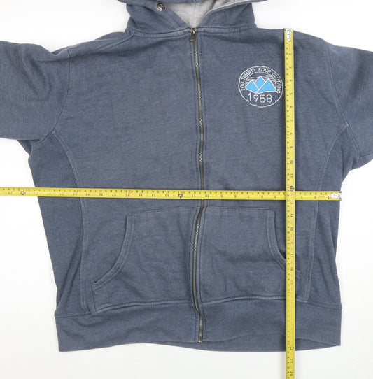 Womens UK Size 18-20 TOG24 Blue Full Zip Hoodie