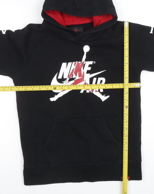 Boys UK Size 12-13 Years Nike Black Pullover Hoodie