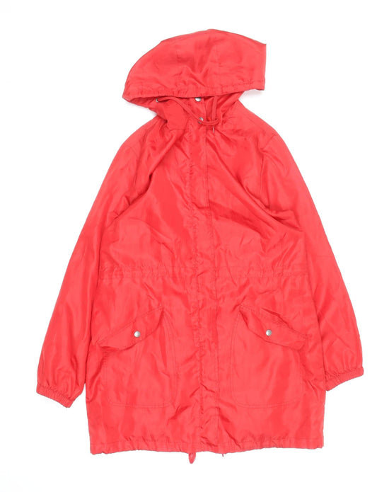 Womens UK Size 14 label Be Red Anorak Coat