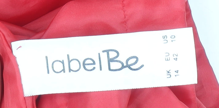 Womens UK Size 14 label Be Red Anorak Coat