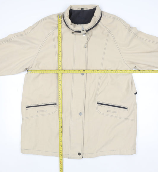 Womens UK Size 16 Ensign Beige Basic Jacket