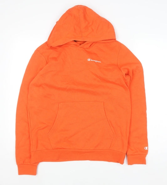 Boys UK Size 15-16 Years Champion Orange Pullover Hoodie