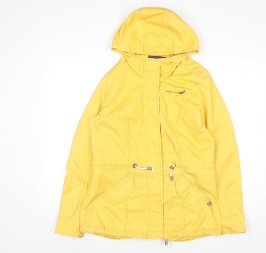 Womens UK Size M Only Yellow Parka Coat