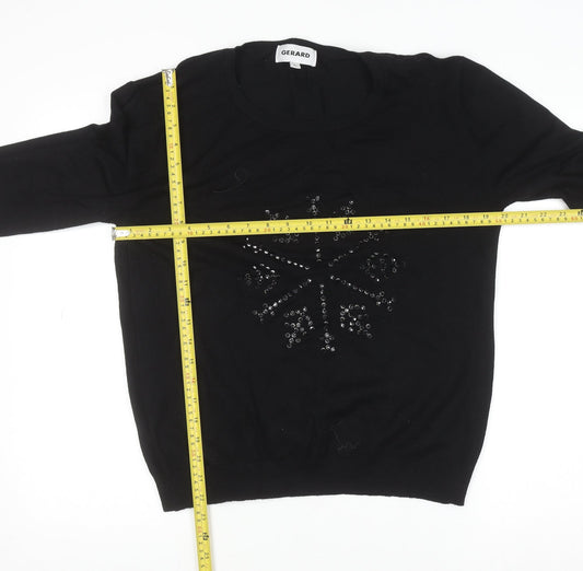 Womens UK Size L Gerard Black Pullover Jumper