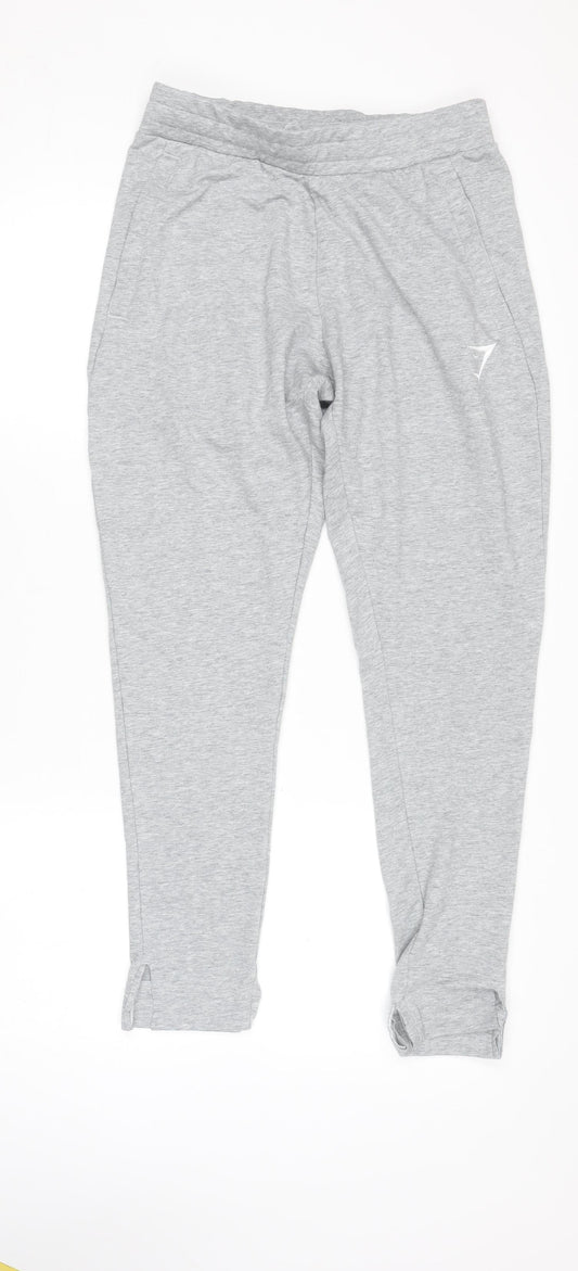 Additional front view of Gymshark men’s grey xs slim fit joggers tracksuit bottoms