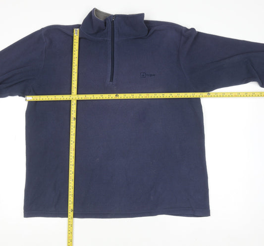 Mens UK Size L Hi Gear Blue Pullover Sweatshirt
