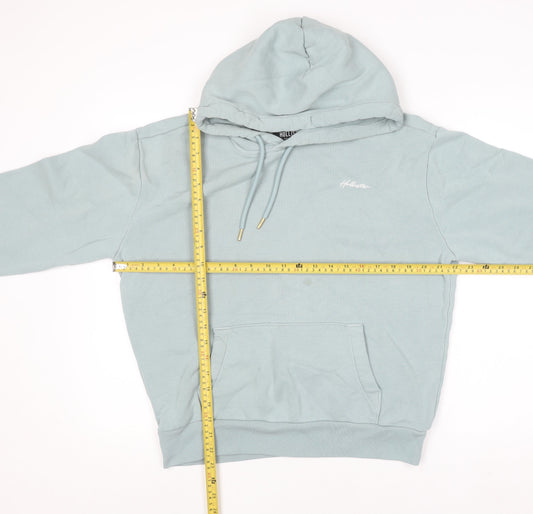 Mens UK Size S Hollister Green Pullover Hoodie