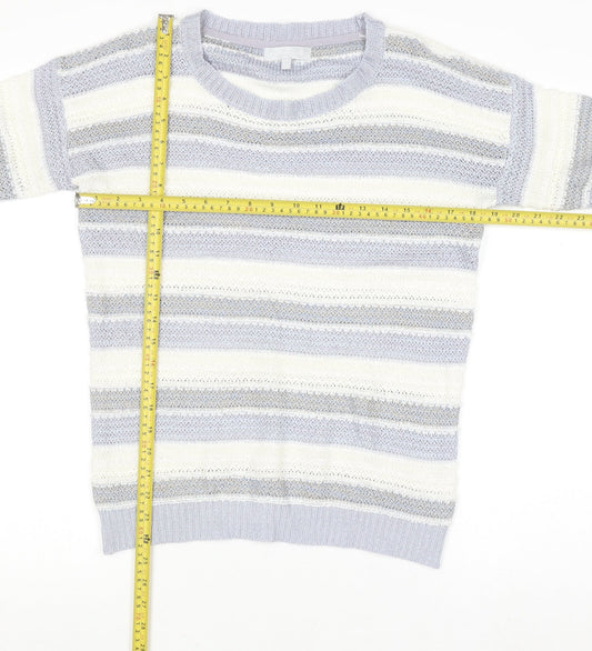 Womens UK Size M Red Herring Multicoloured Pullover Jumper