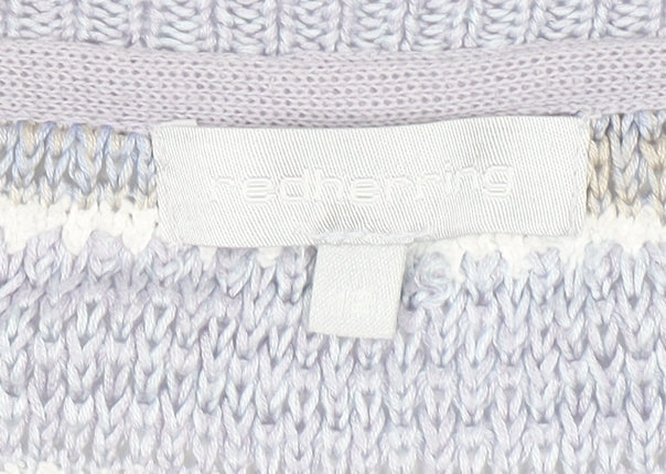 Womens UK Size M Red Herring Multicoloured Pullover Jumper