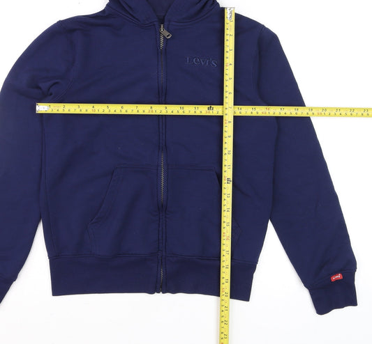 Boys UK Size 12 Years Levi's Blue Full Zip Hoodie