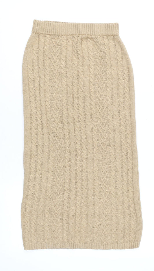 Womens UK Size S Marks and Spencer Straight & Pencil Knit Skirt