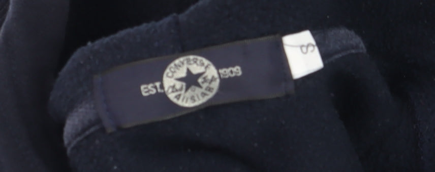 Mens UK Size S Converse Blue Pullover Hoodie