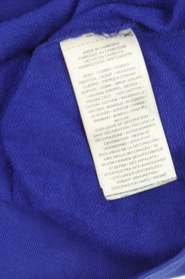 Boys UK Size 10-12 Years Ralph Lauren Blue Pullover T-Shirt