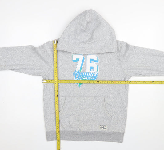 Boys UK Size 14 Years DOMYOS Grey Pullover Hoodie
