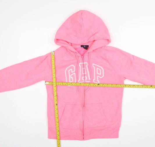 Girls UK Size S Gap Pink Full Zip Hoodie